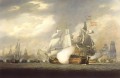 La victoria del Salvador del Mundo español en la batalla del Cabo San Vicente 1797 Batallas navales